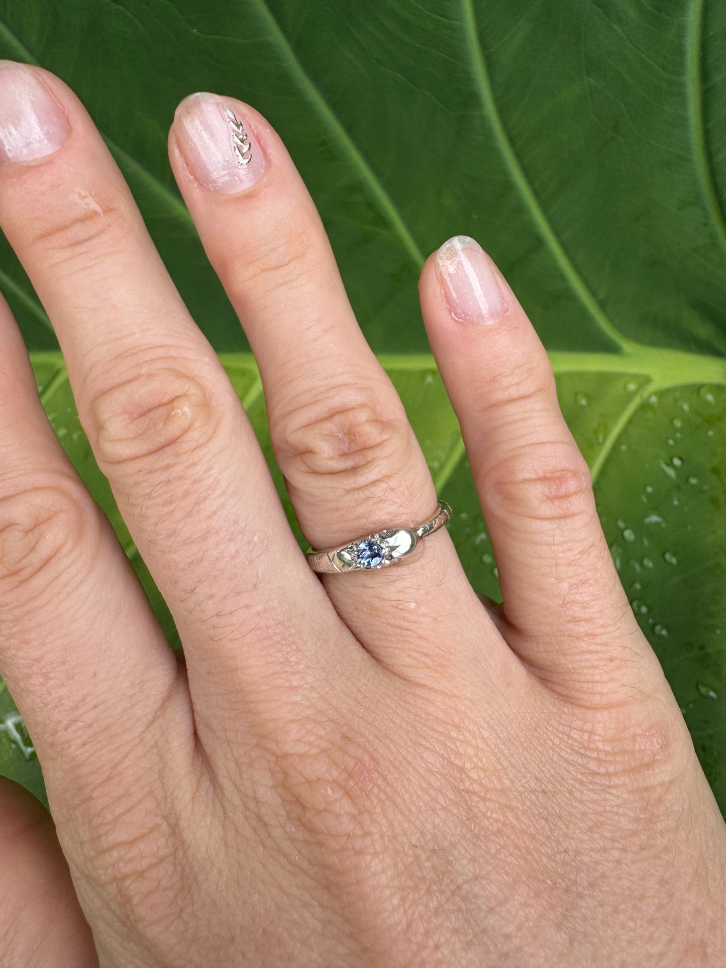 Ourobouros Tanzanite Ring - size M1/2