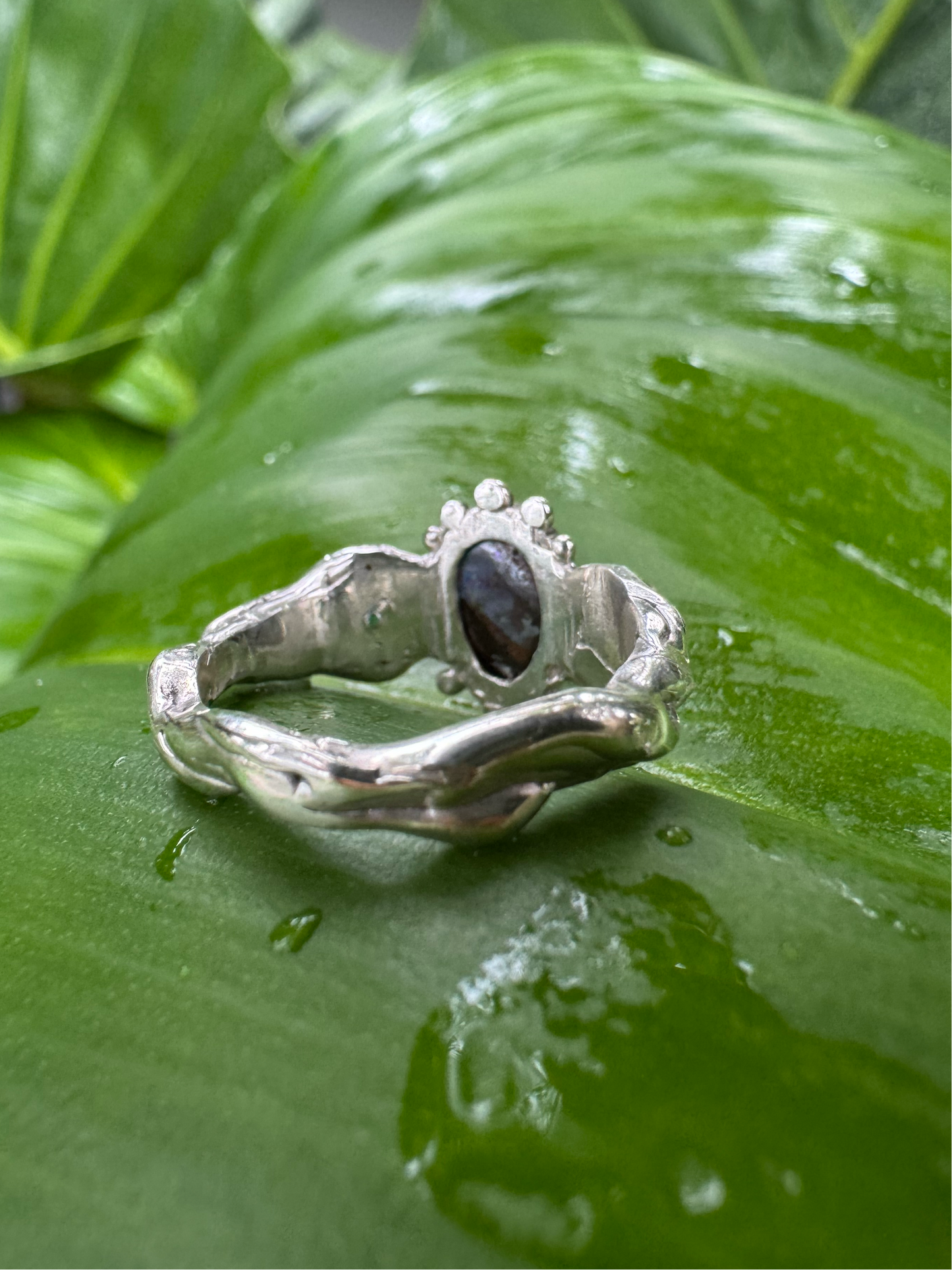 Seafoam Ring - size N