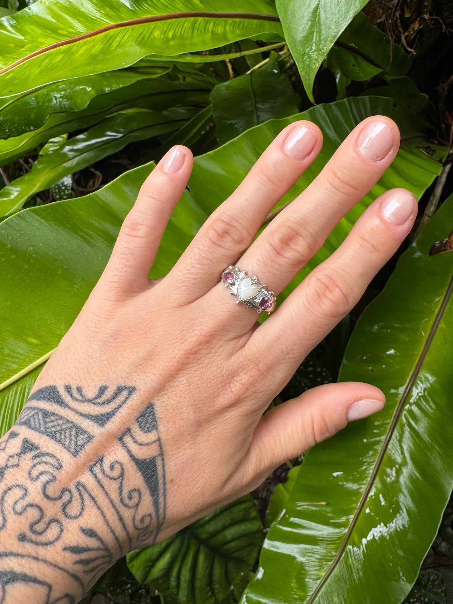 Princess Opal Ring - size P 1/2