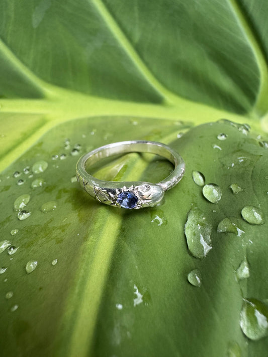 Ourobouros Tanzanite Ring - size M1/2