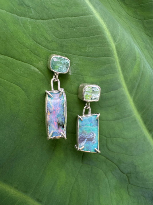 Opal Statement Earrings