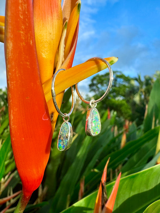 Blue Shimmer Earrings