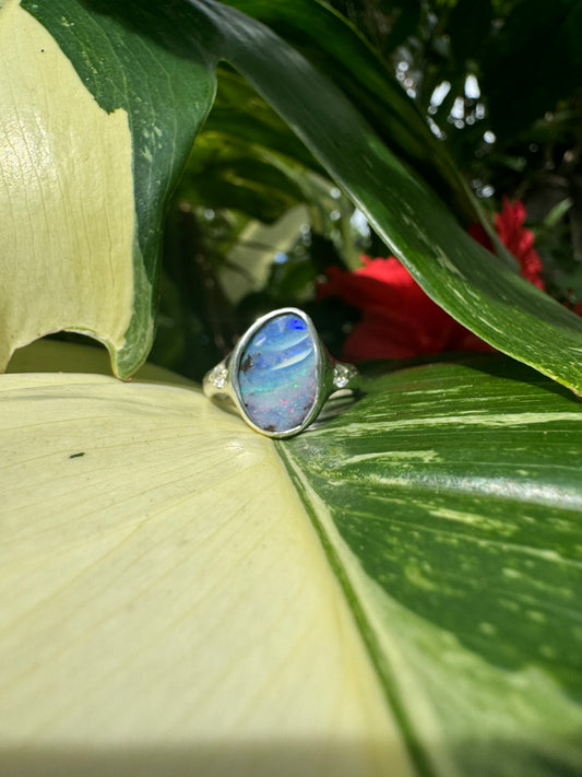 Mackerel Skies Ring - size N