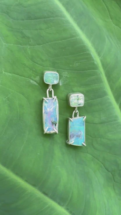 Opal Statement Earrings